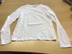Langarmshirt M Weiß