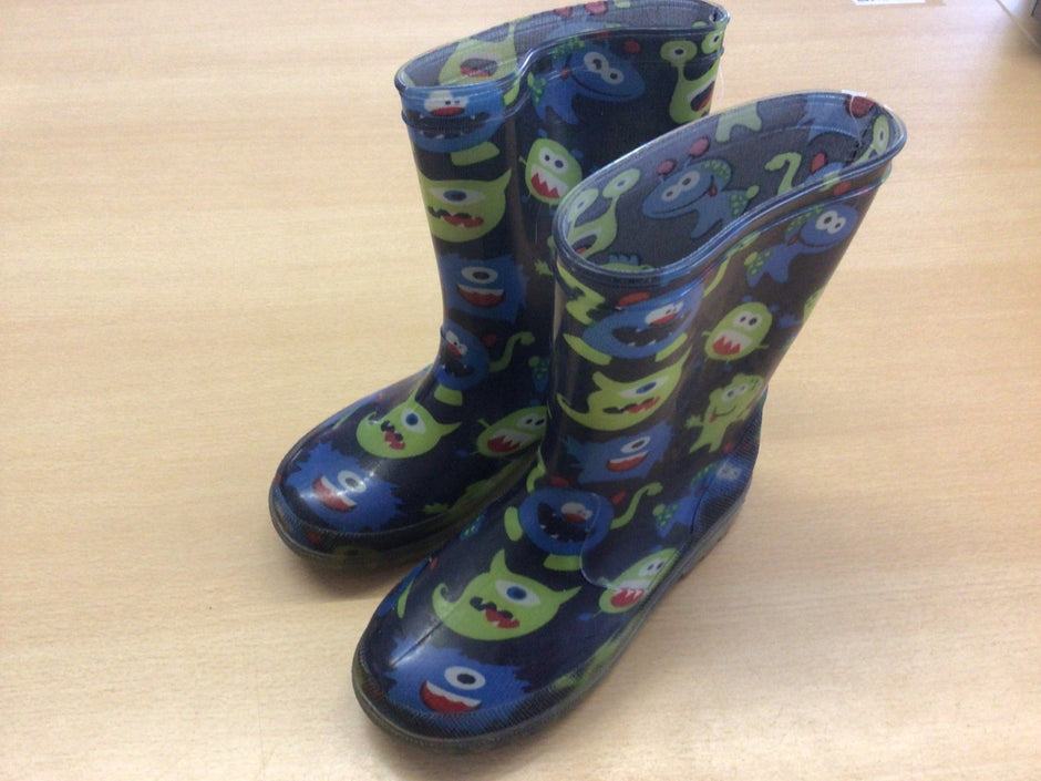 Gummistiefel 31 Blau, Grün, Gelb, Rot, Schwarz