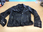  Lederjacke 38 Schwarz