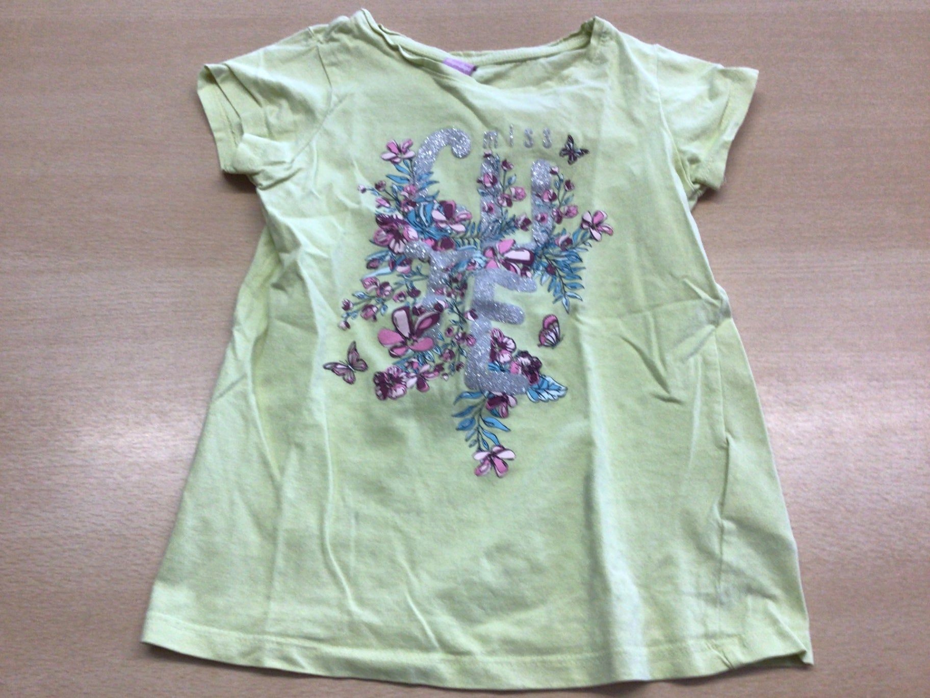 T-Shirt 116 Gelb