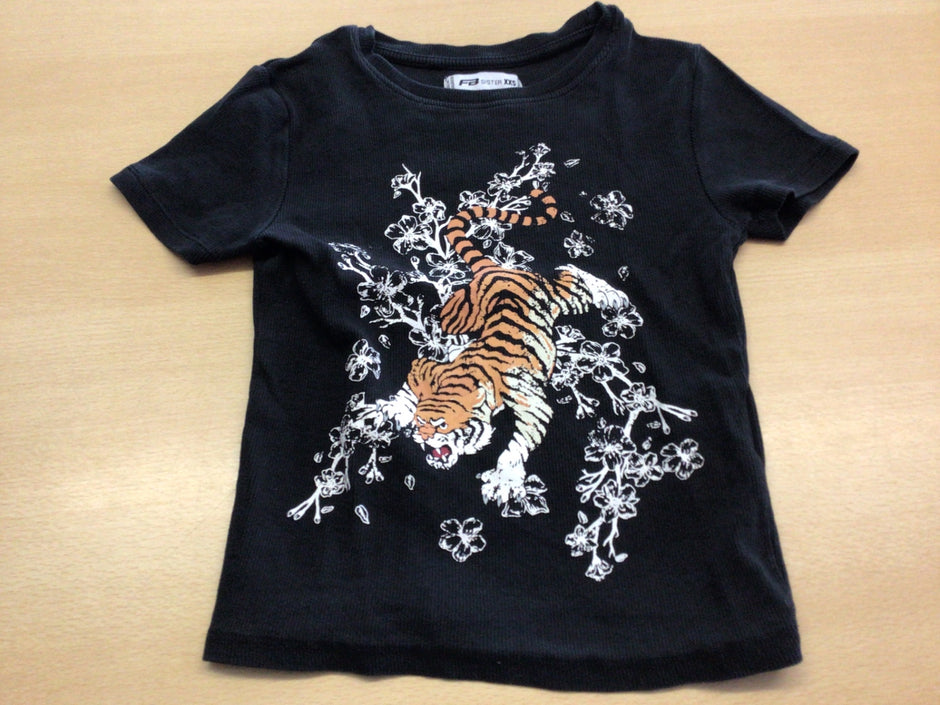 T-Shirt XXS Schwarz