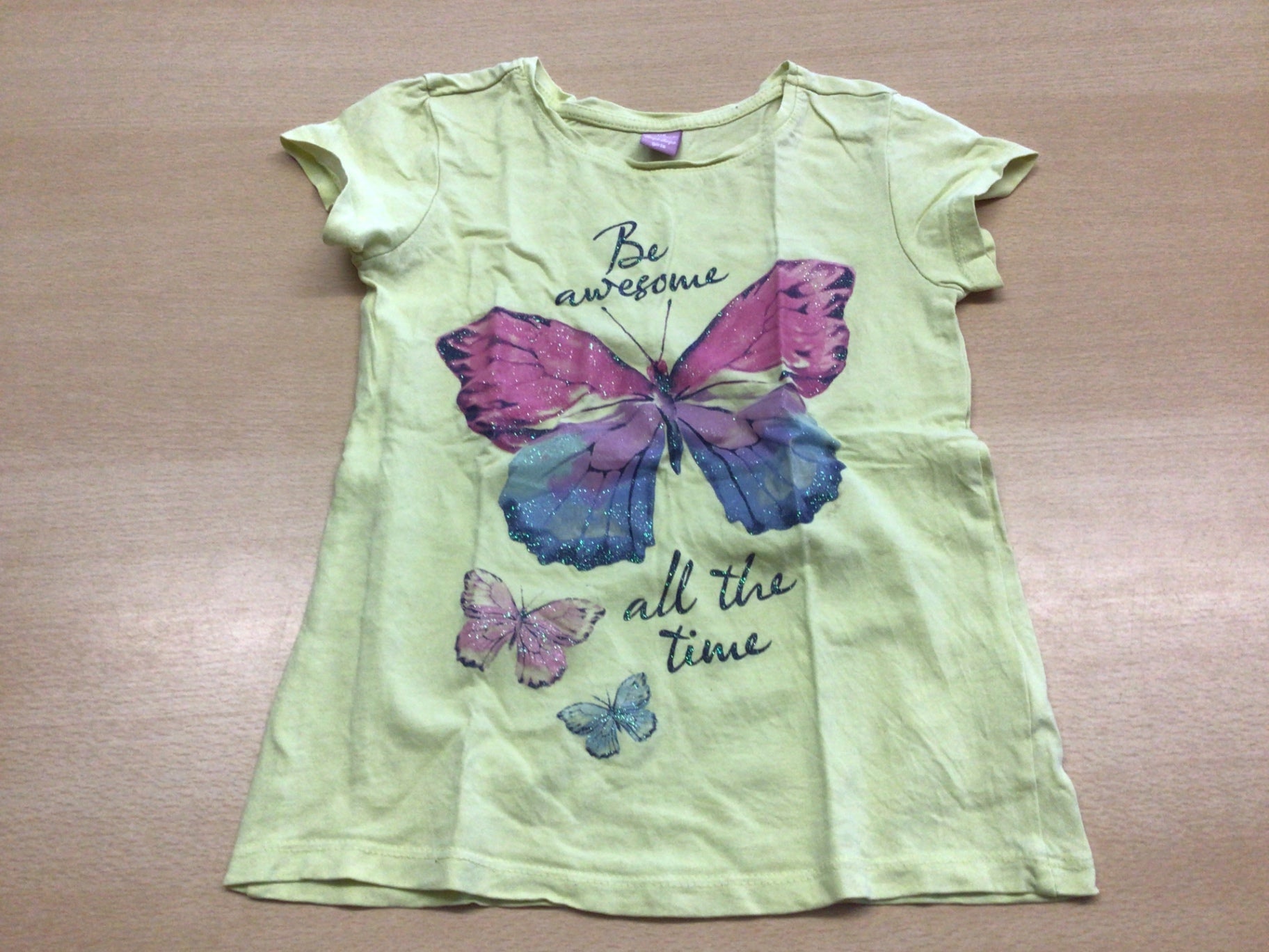 T-Shirt 116 Gelb