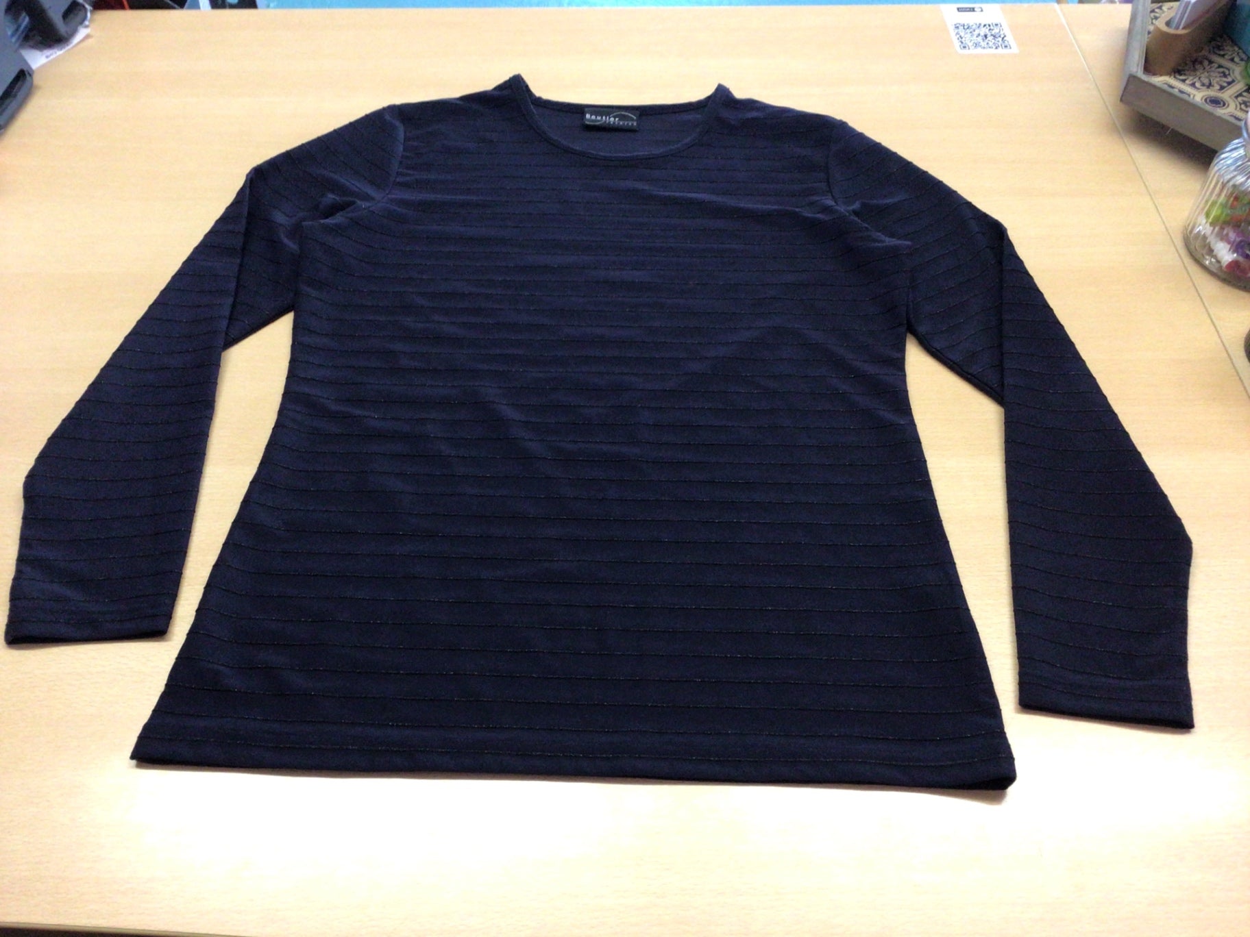 Beutler Langarmshirt L Schwarz