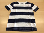 T-Shirt 122/128 Blau-weiß gestreift