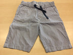 Shorts 128 Beige und Dunkelblau gestreift
