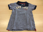 Polo-Shirt 110/116 Marineblau und Weiß