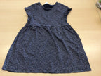 Kleid 104 Blau und Weiß