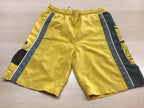 Badeshorts 140 Gelb, Schwarz, Grau, Weiß