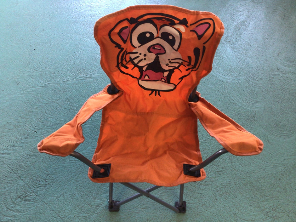 Kinder-Campingstuhl Orange