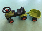 CLAAS Spielzeugtraktor mit Anhänger Grün