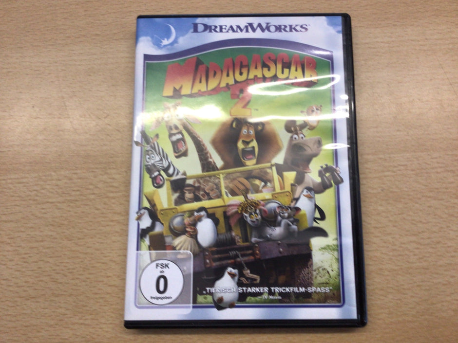 DreamWorks DVD Madagaskar 2 Keine spezifische Farbe sichtbar