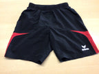 erima Sport-Shorts 140 Schwarz mit Rot
