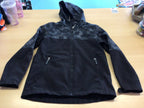 Northville Softshelljacke 152 Schwarz mit grau-blauem Muster