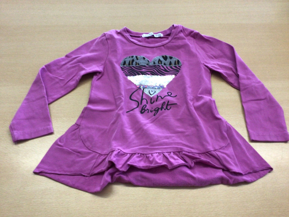 Langarmshirt 104 Lila