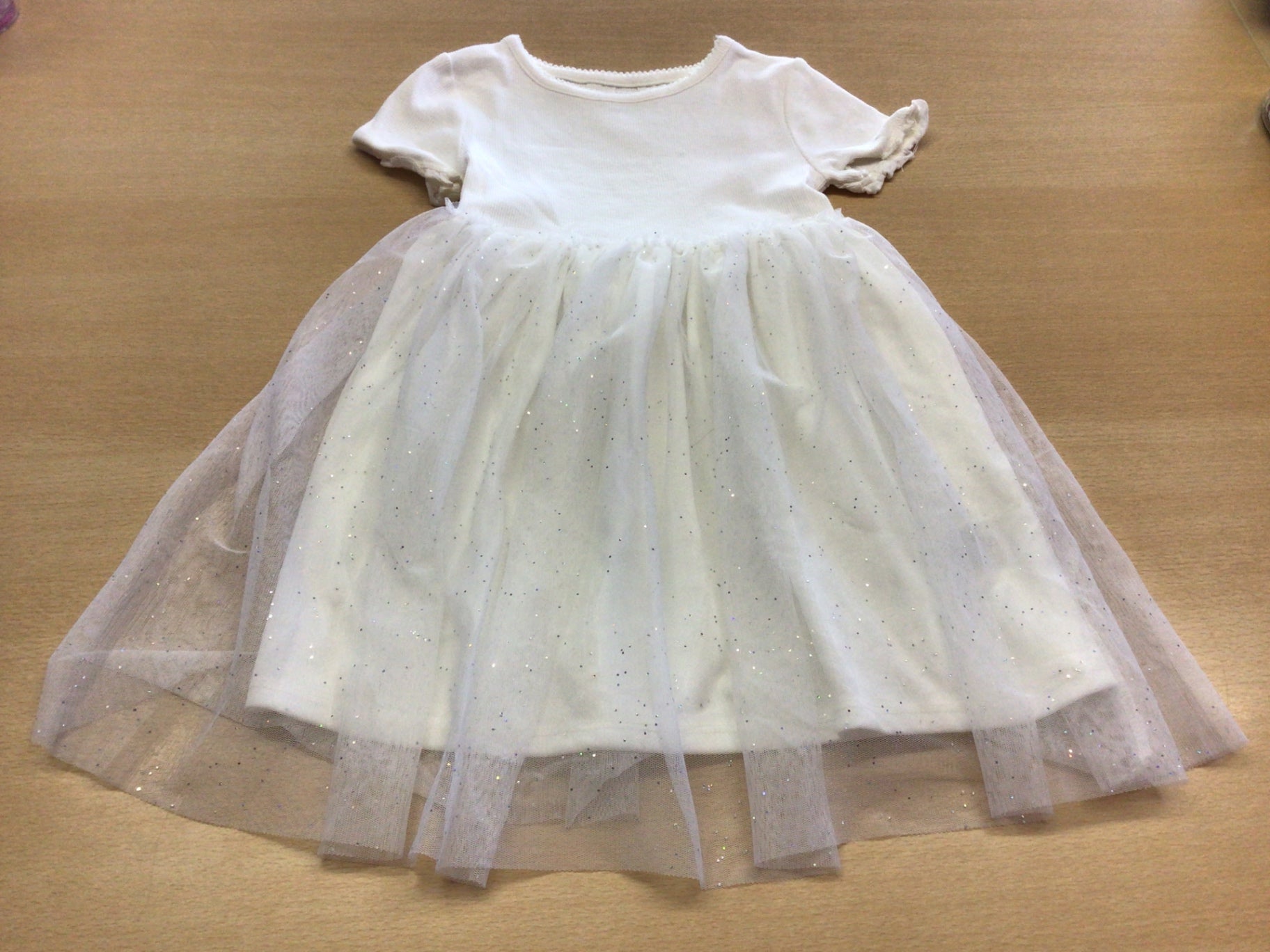 Kleid 98/104 Weiß