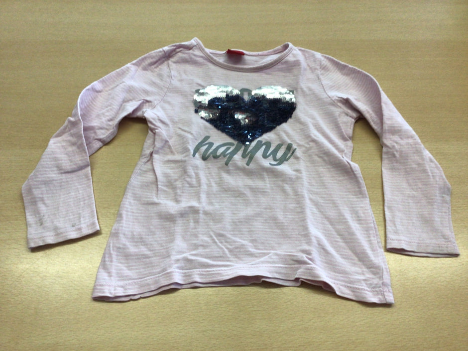 Langarmshirt Hellrosa