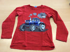 Langarmshirt 122/128 Rot
