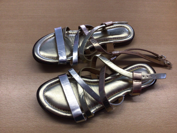Graceland Sandalen 37 Silber