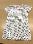 T-Shirt 122/128 Weiß mit schwarzen Punkten