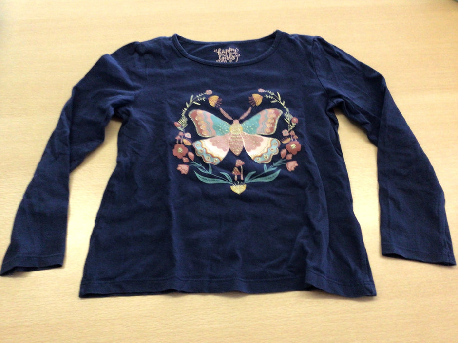 Langarmshirt 122 Dunkelblau