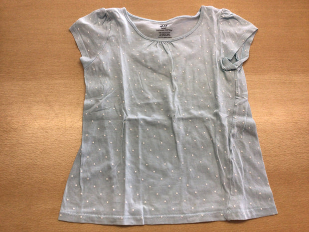 H&M T-Shirt 122/128 Hellblau