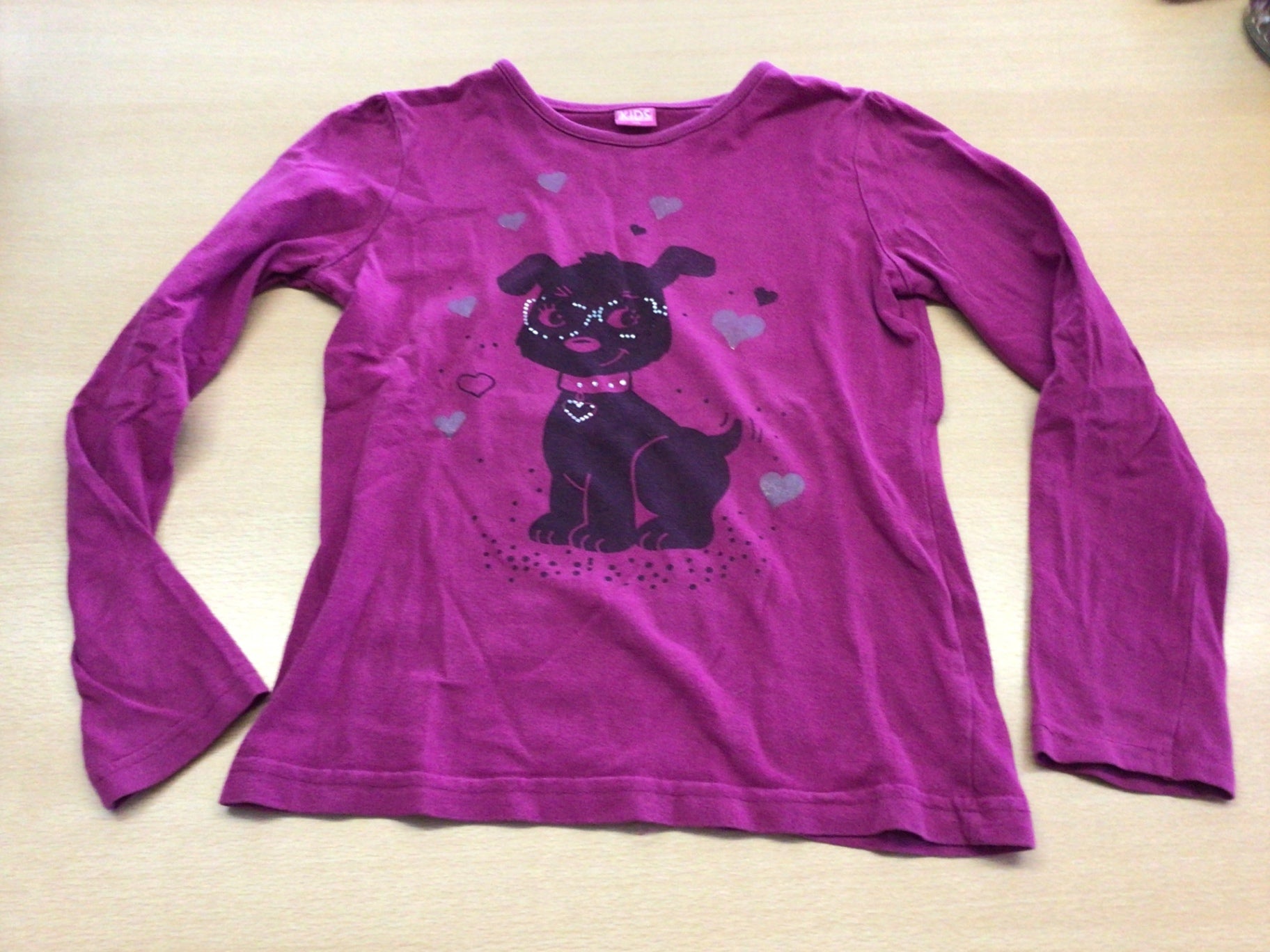 KIDS Langarmshirt 128 Lila