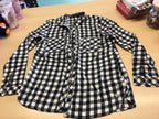 Tom Tailer Bluse M Blau und Weiß