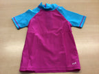 Badeshirt 110/116 Bunt (Blau und Magenta)