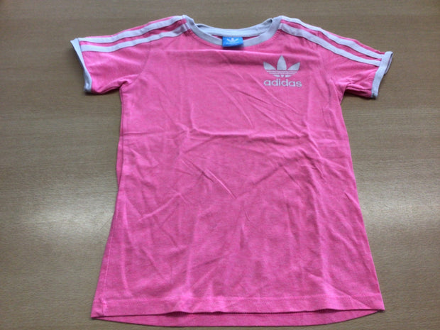 adidas Sport-Shirt 110/116 Rosa