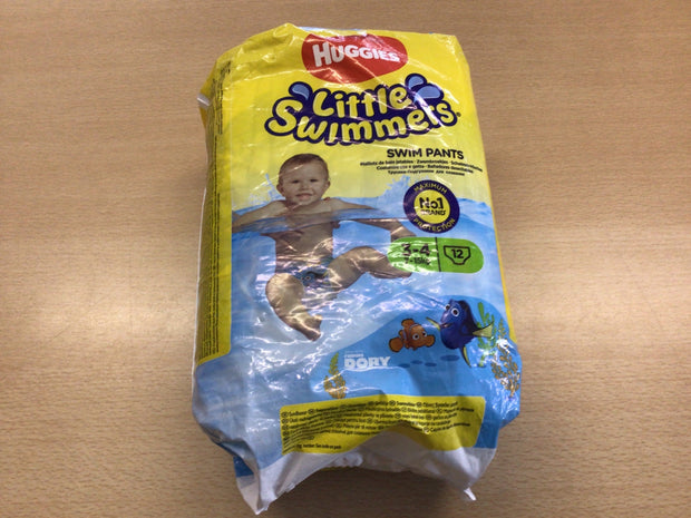 Huggies Schwimm-Höschen 3-4 Gelb, Blau, Weiß