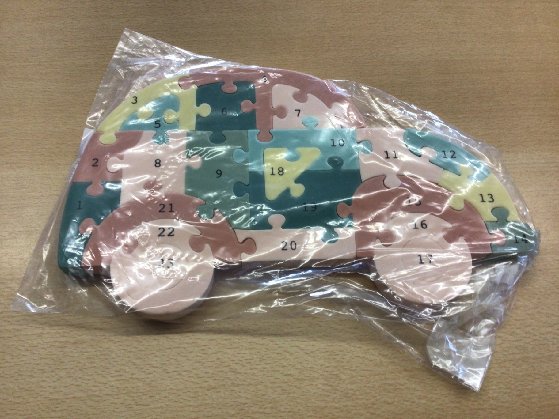 Puzzle Mehrfarbig