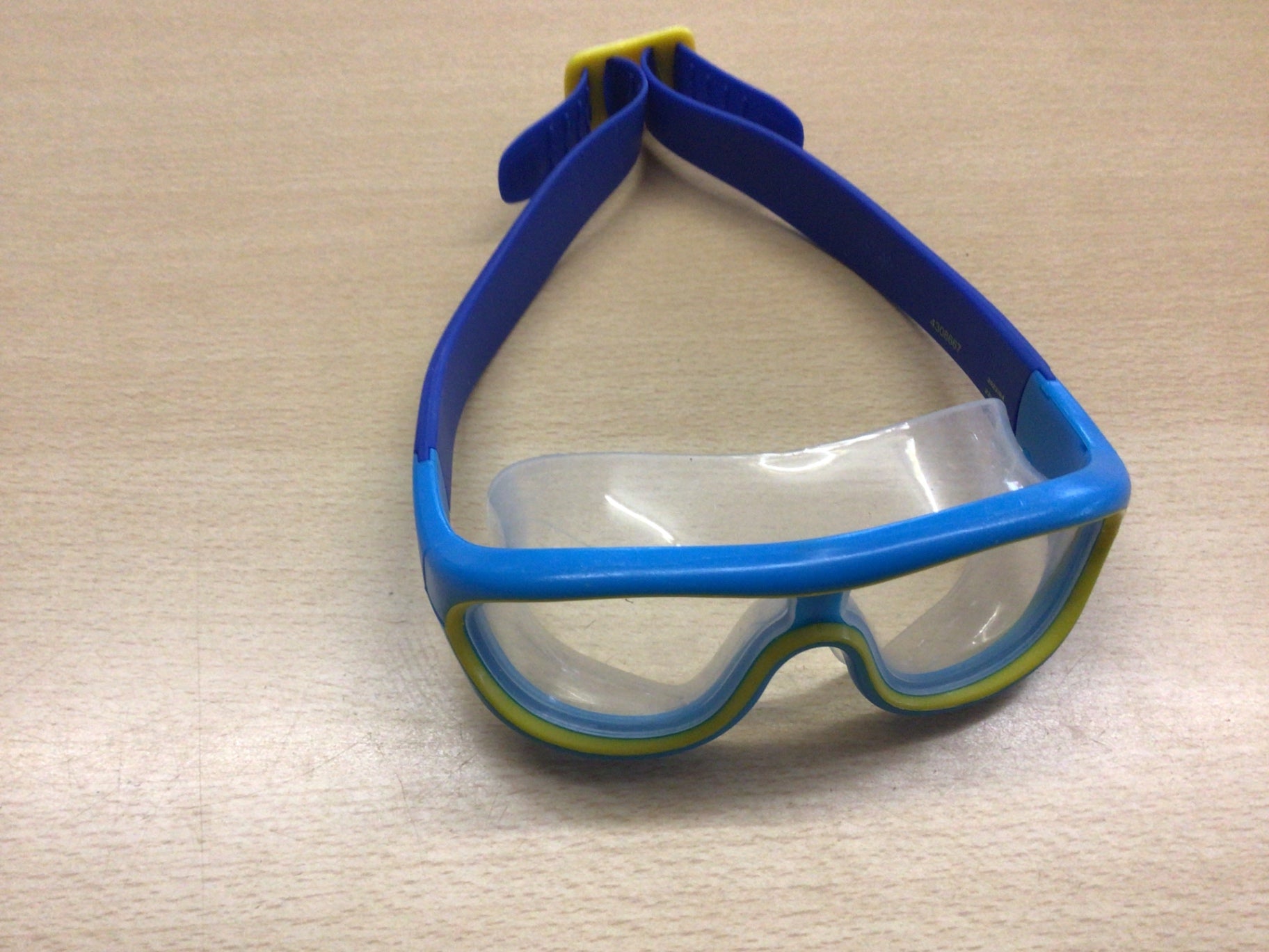 Taucherbrille Blau, Gelb