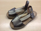 Sandalen 37 Silber, Beige, Braun