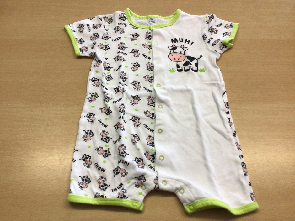  Pyjama 98 Weiß, Grün, Schwarz, Rosa