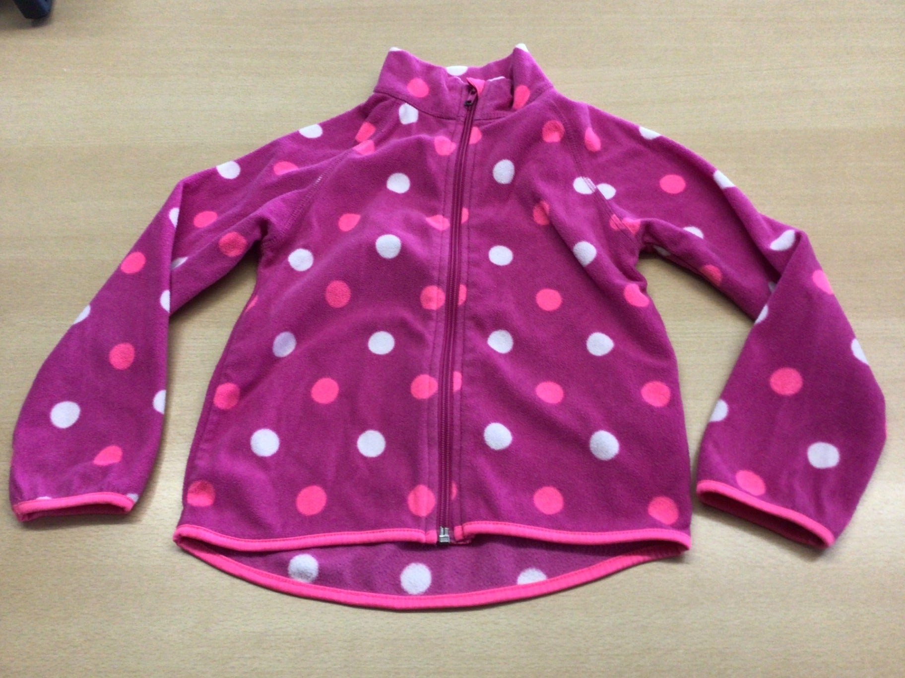 Kinder-Fleecejacke 110/116 Pink