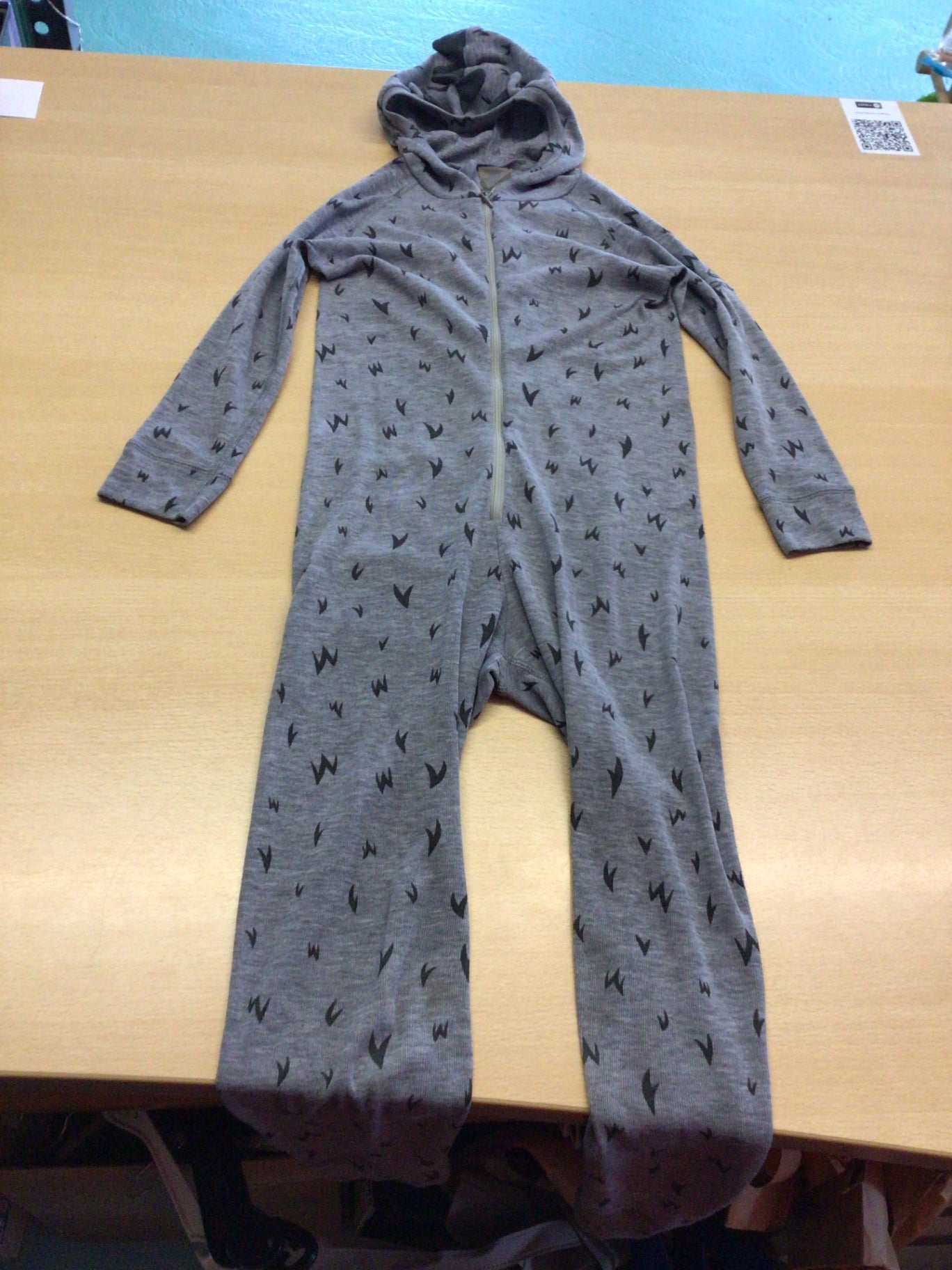 Pyjama 116 Grau