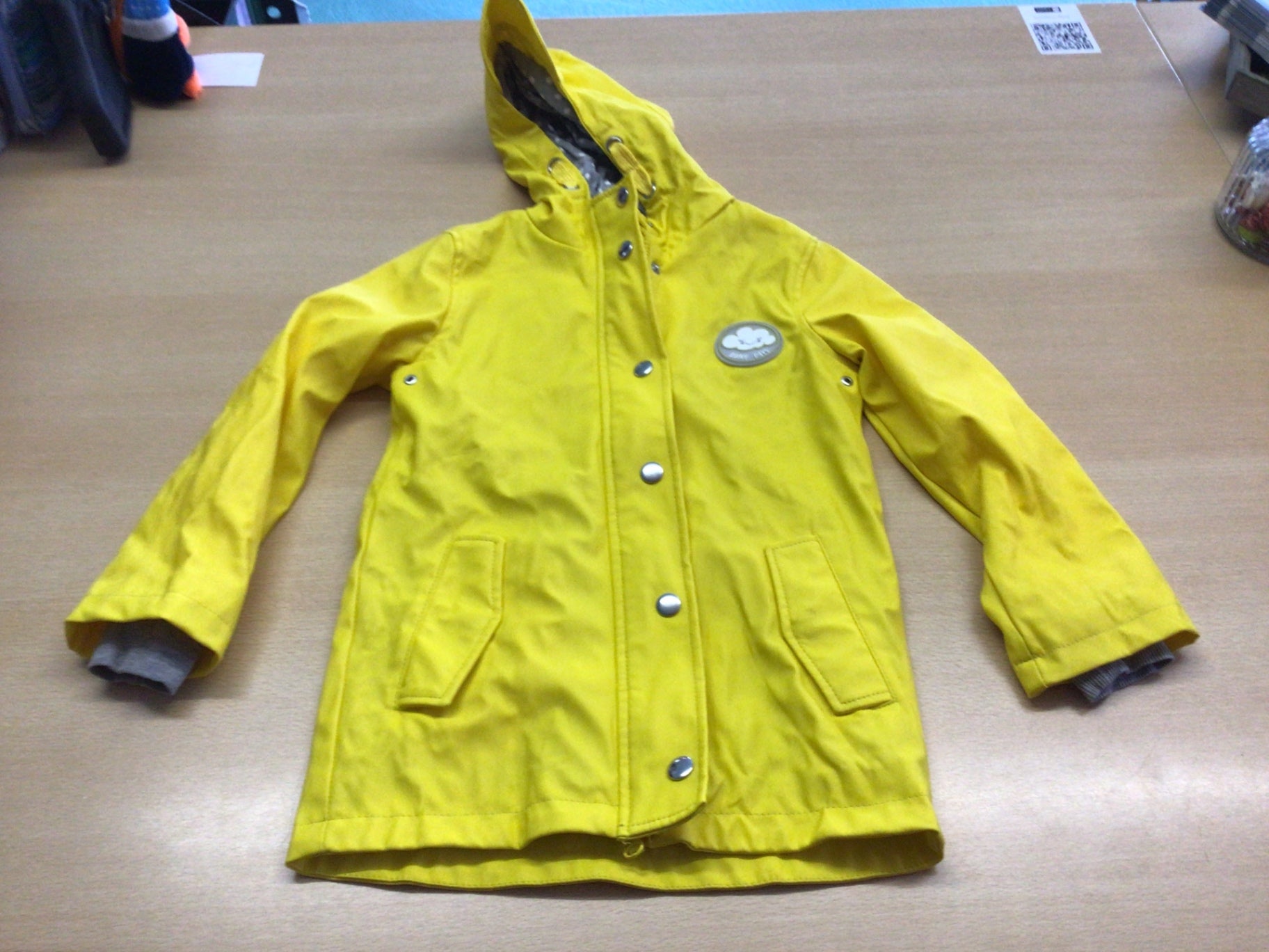 Regenjacke 110/116 Gelb