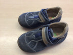 Schuhe 24 Dunkelblau und Beige