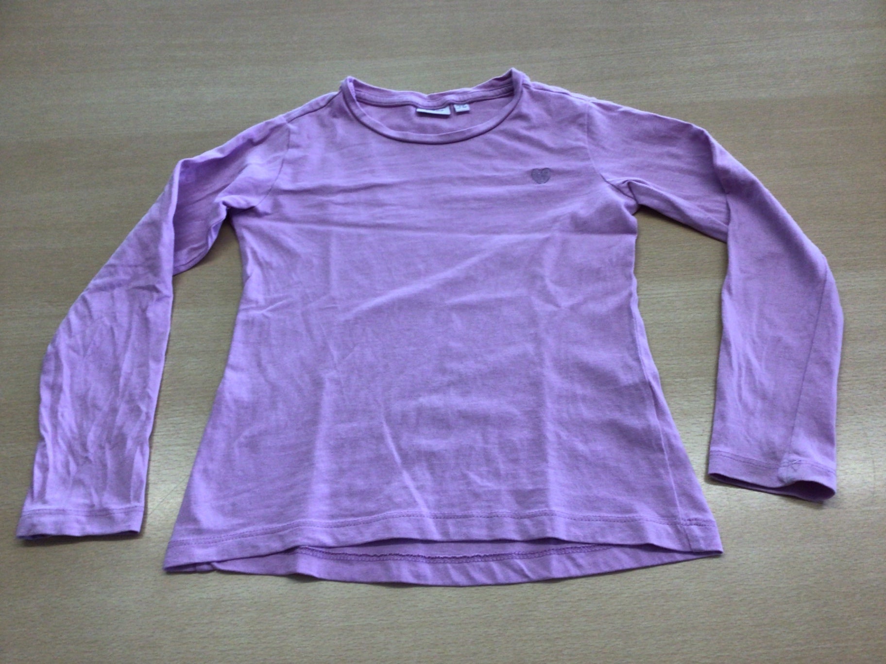  Langarmshirt 128 Lila