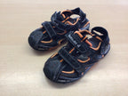 Sandalen 29 Schwarz und Orange