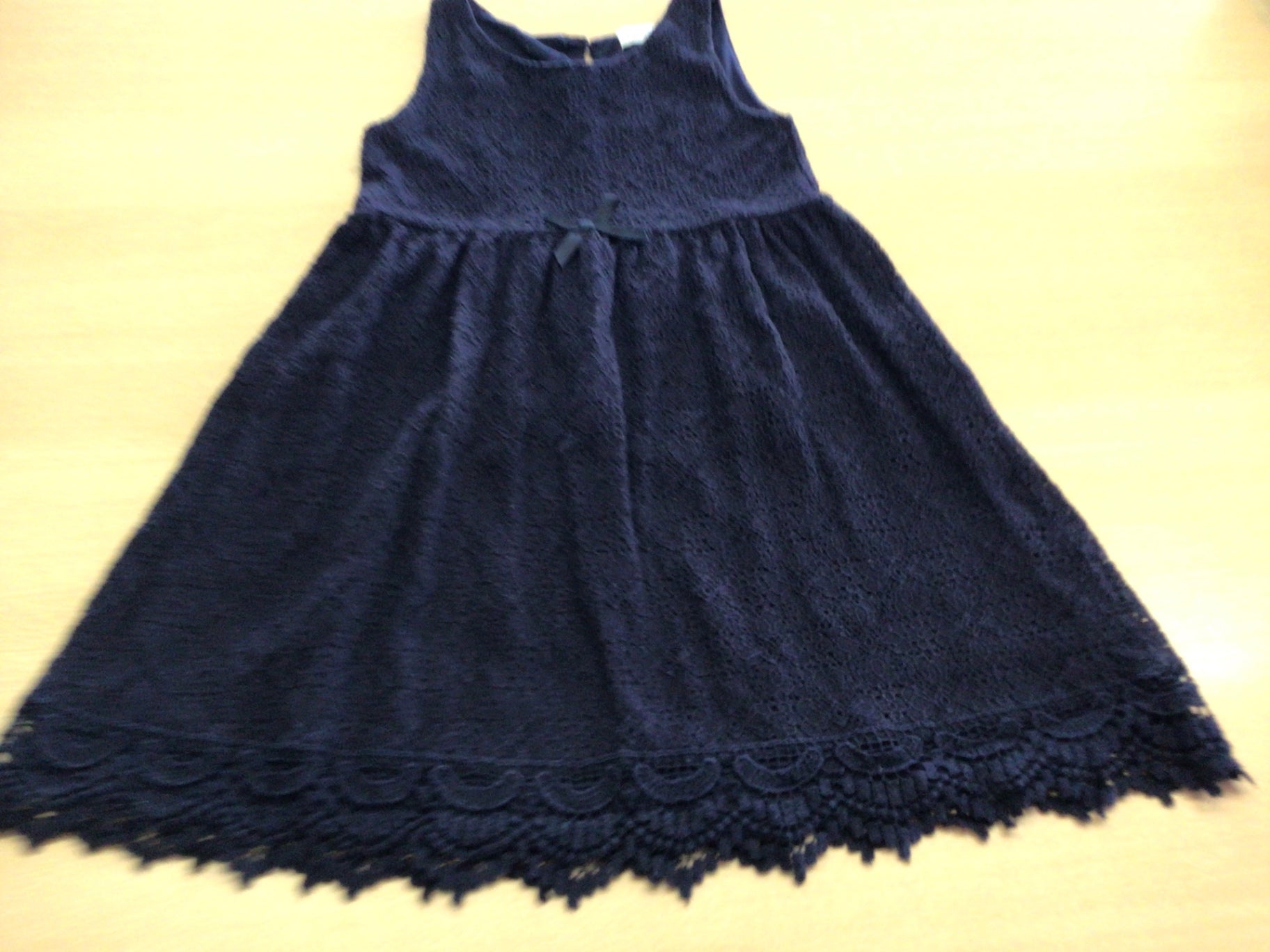 Kleid 122/128 Dunkelblau