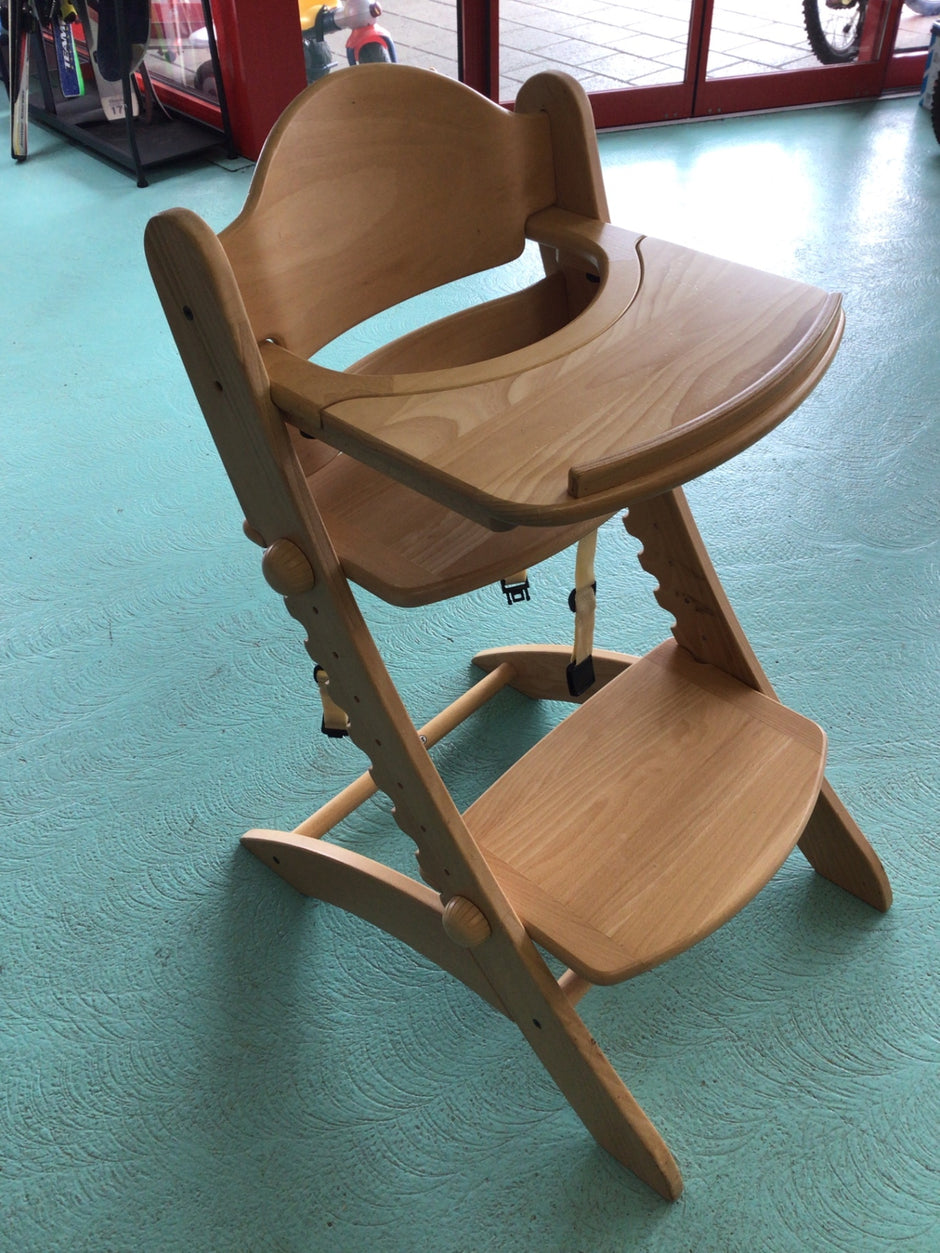 Geuther Hochstuhl Natürliche Holzfarbe