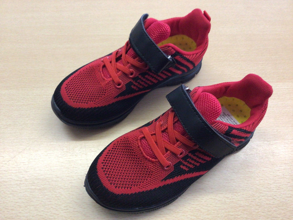 Unbekannt Sneaker 31 Rot und Schwarz