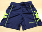 Kappa Sport-Shorts 116 Navy Blau und Neon Gelb