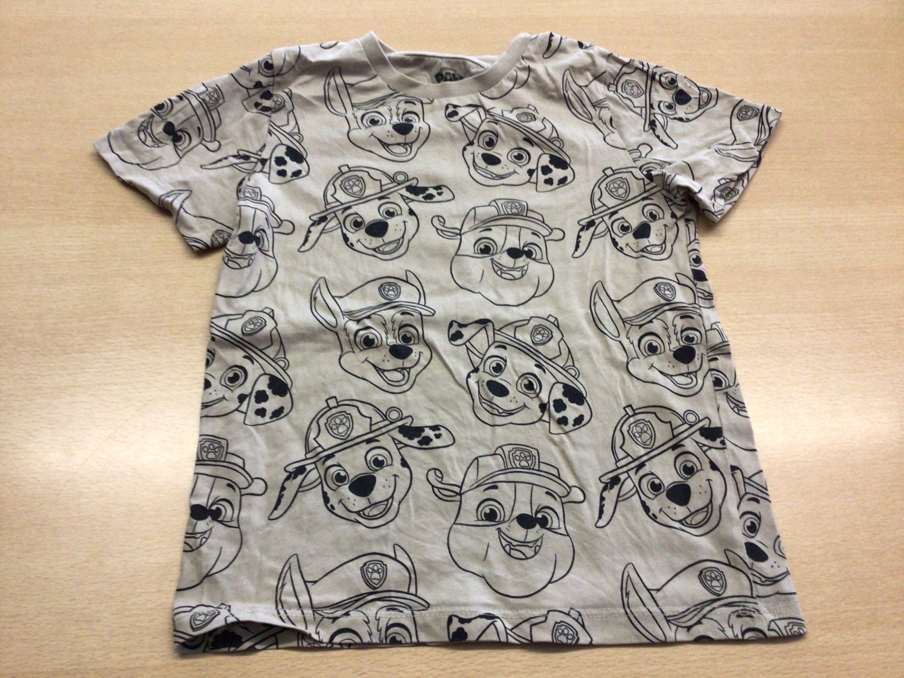 T-Shirt 122 Weiß und Schwarz