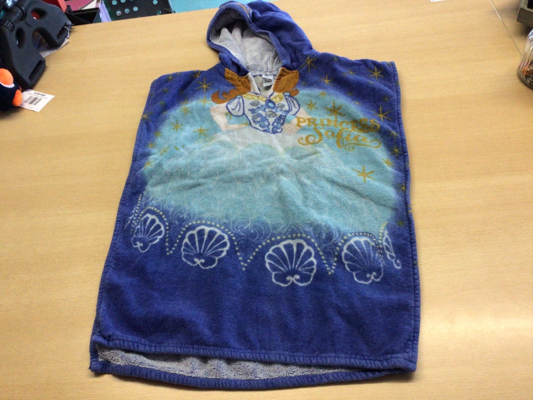 Badeponcho 110/128 Blau