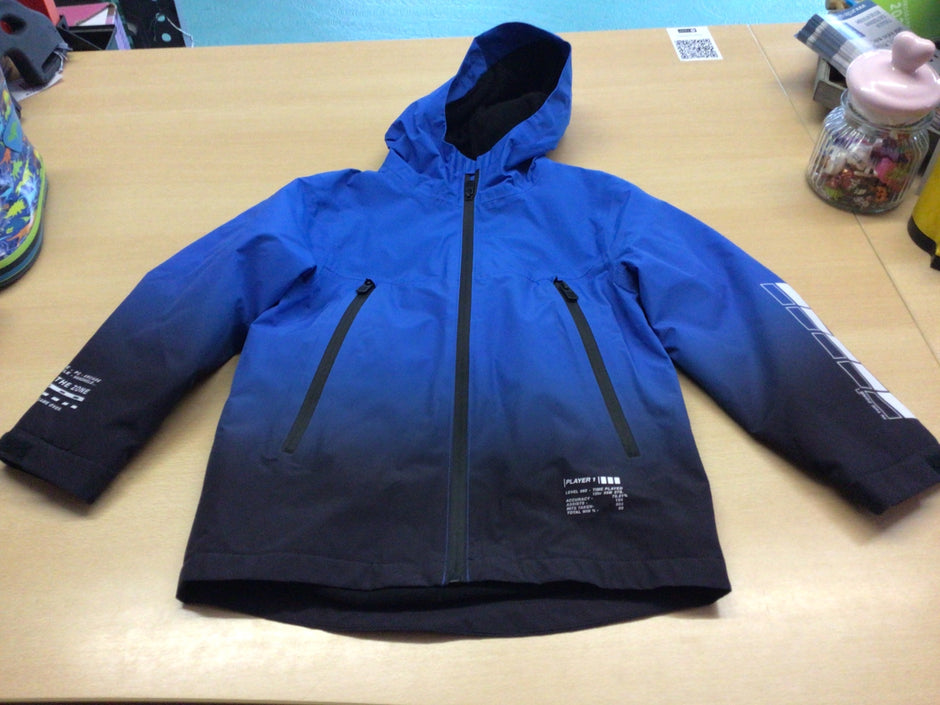 Regenjacke 116 Blau und Schwarz