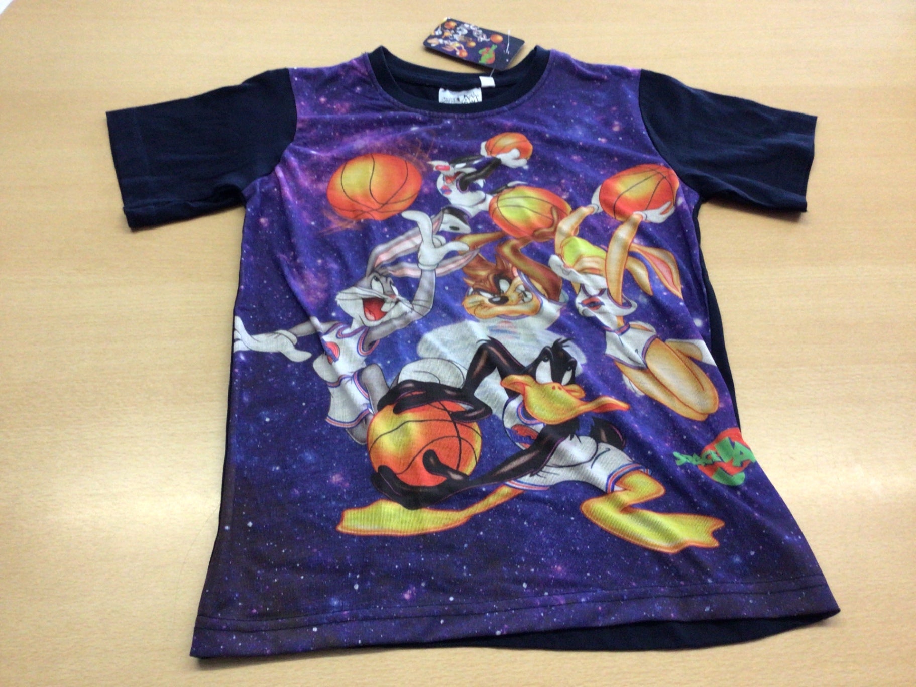  T-Shirt 128 Bunt, hauptsächlich Dunkelblau und Lila