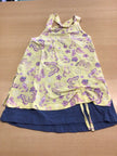  Kleid 122 Gelb und Lila