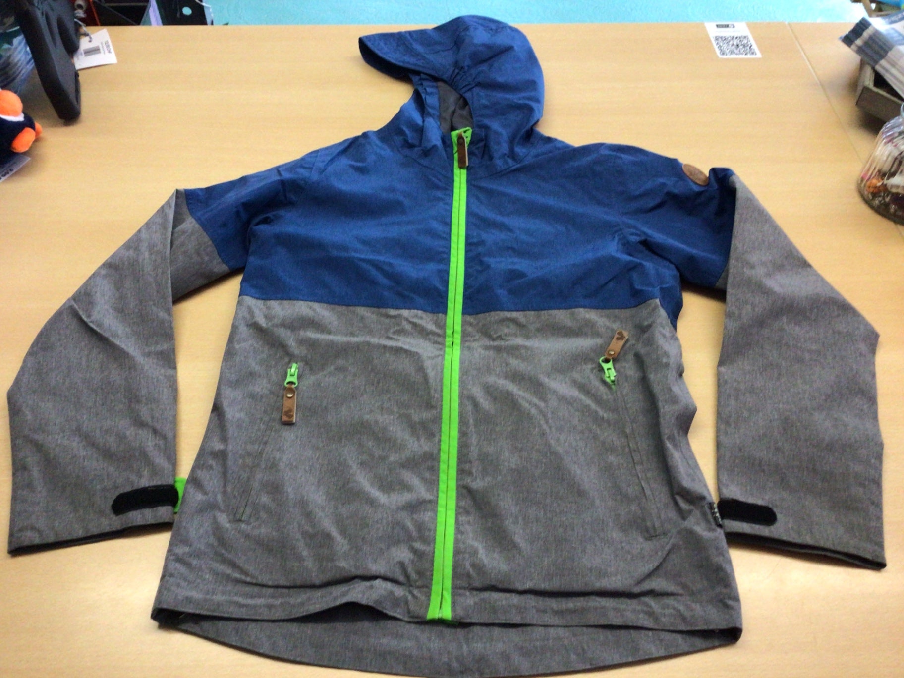Rukka Regenjacke 152 Blau und Grau